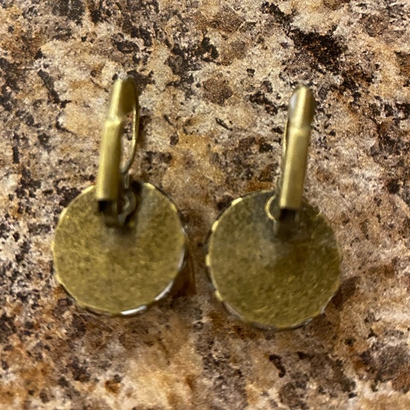 Glass dangle earrings handmade - Picture 3 of 5